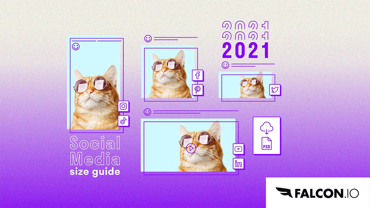 Social Media Image Sizes For 21 Free Psd Files And Cheat Sheets Falcon Io